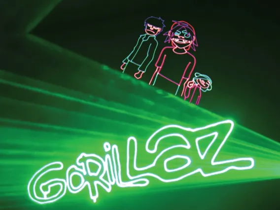 Gorillaz Laser Light Music Show in Tucson at Flandrau