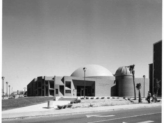 A photo of Flandrau circa 1975