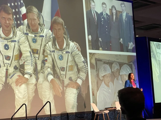 Speaker Ginger Kerrick at the Hispanic Market + Outlook Mercadito