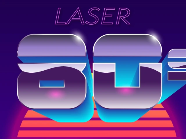 Laser 80s show poster