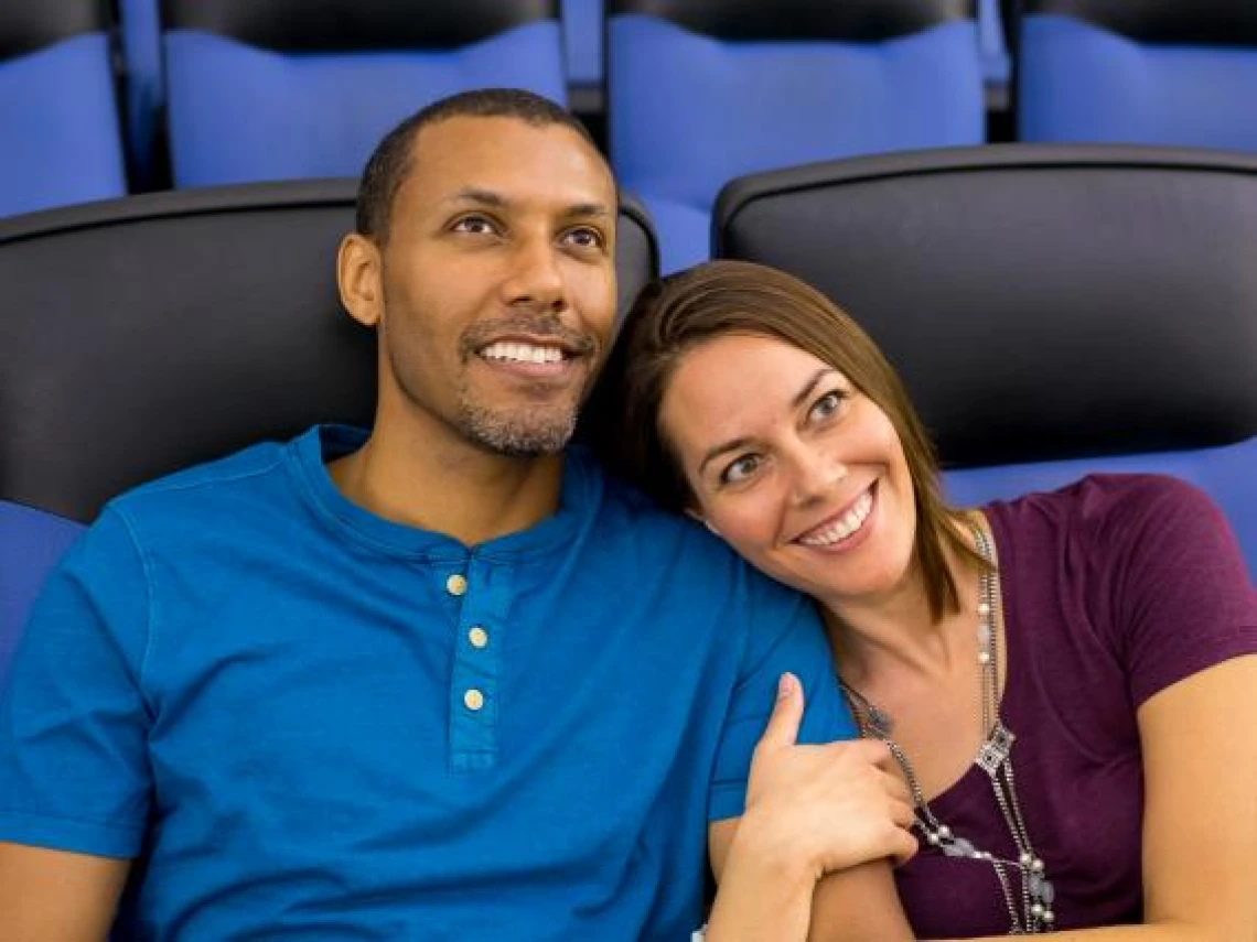 Mom and Dad in the Flandrau Planetarium