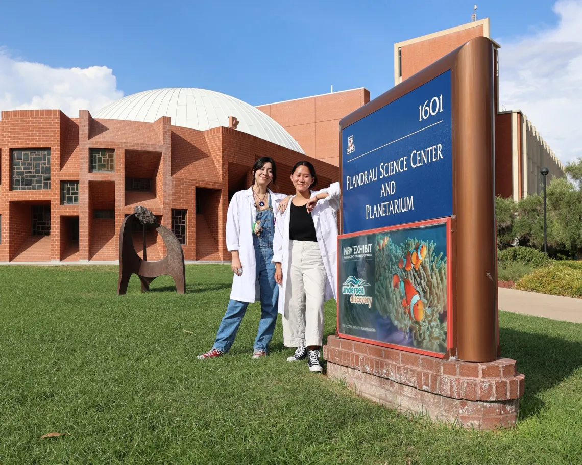 staff in front of flandrau