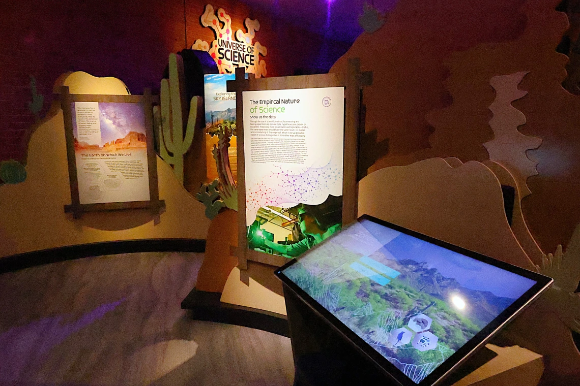 Universe of Science Exhibit in Tucson at Flandrau