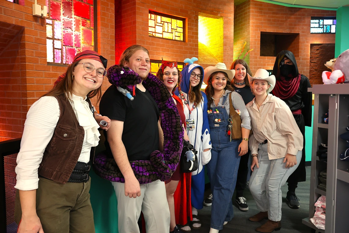 Spooktacular Science staff at flandrau