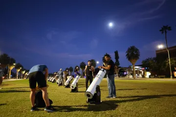 Telescopes on the UA Mall