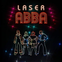 Laser Night Poster for Laser Abba