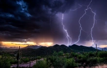 Monsoons in the desert